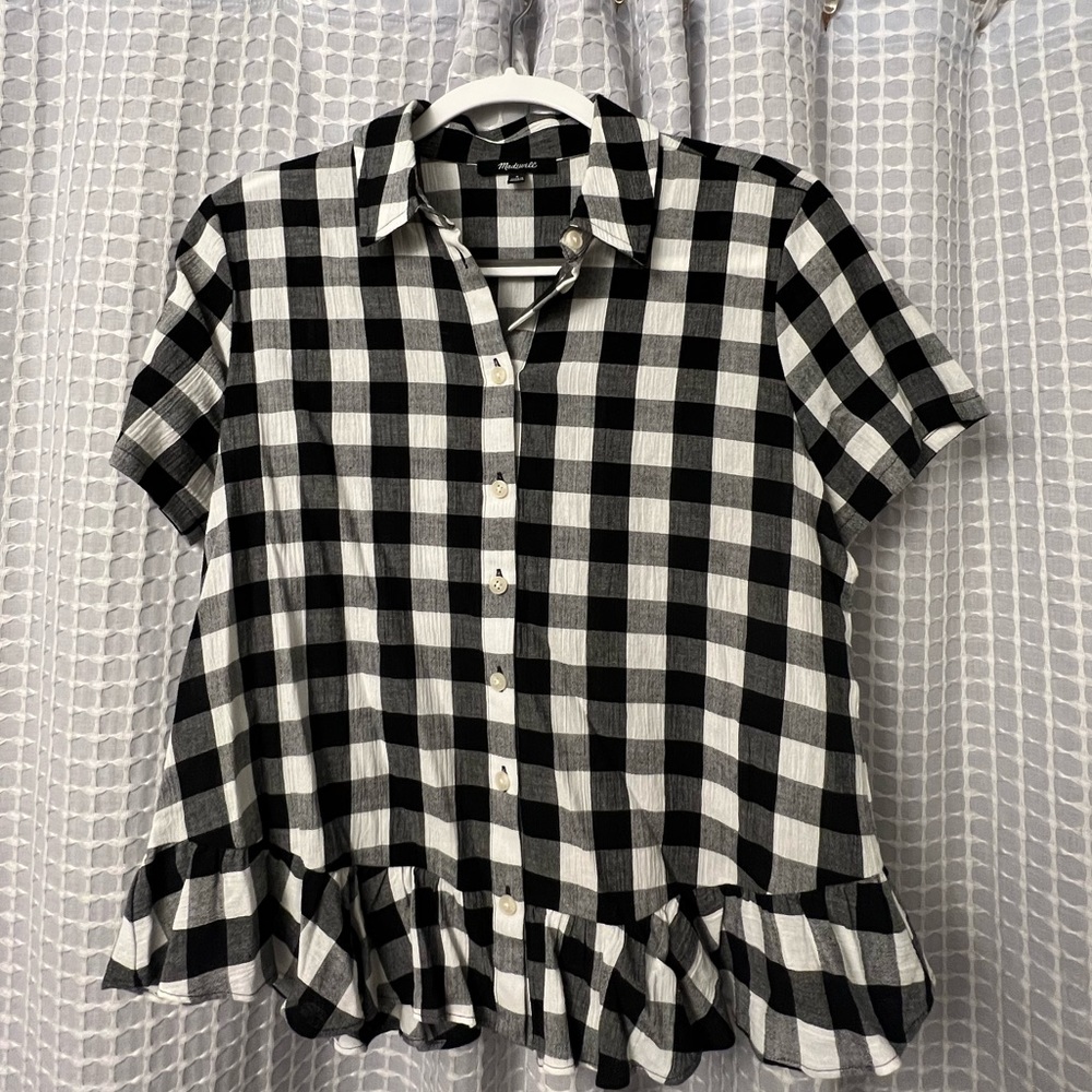 Madewell collared top